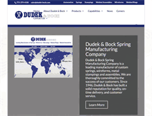 Tablet Screenshot of dudek-bock.com